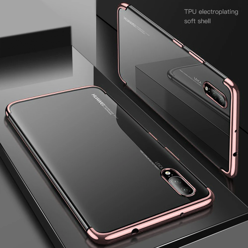 Colorful Transparent Phone Case For HUAWEI Mate 20 P Smart 2019 P20 P30 Lite Pro Nova4e Back Shell Soft Slim Shockproof Cover |