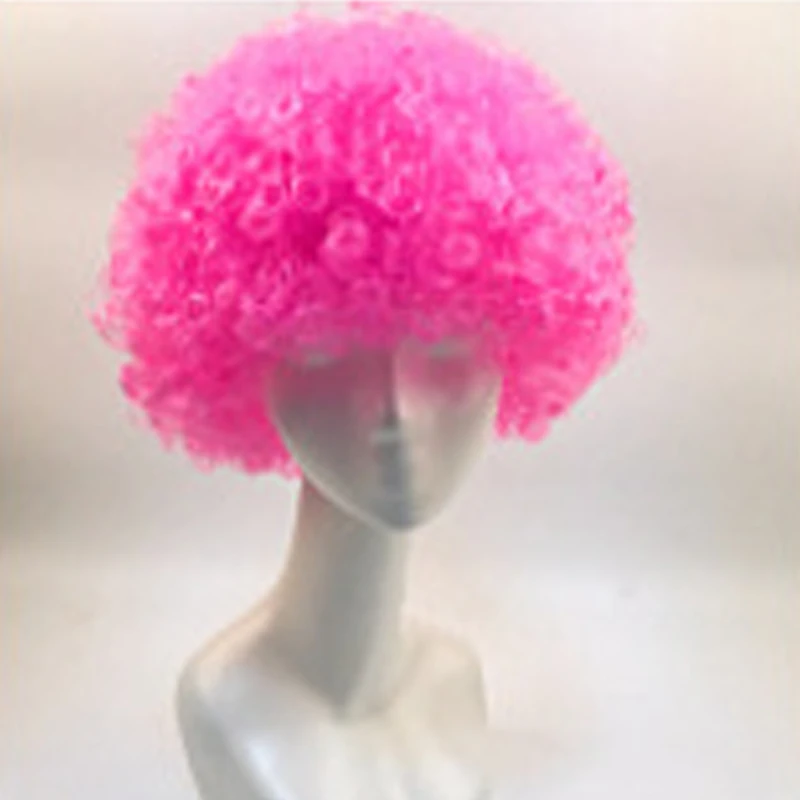 

Joker Cosplay Wig Accessories Halloween Party Holiday Carnival 9Colors Colorful Afro Soccer Fans Adult Kids Fashion Funny Clown