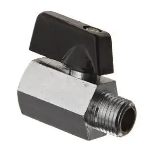 

Enduring Corrosive Resistance 1/4" Mini Brass Ball Valve - Chrome Plated NPT
