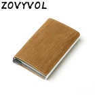 Новое поступление, винтажный джинсовый кошелек ZOVYVOL для мужчин и женщин, клатч, держатель для карт с защитой от RFID, 3 цвета, металлический мини-кошелек, кошелек, Прямая поставка