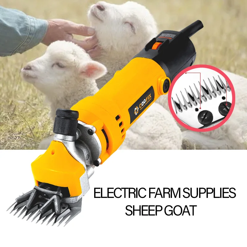 Tijeras el&eacute;ctricas de 1200W para granja, m&aacute;quina para cortar el cuidado de animales, oveja y cabra, producto para mascotas-4