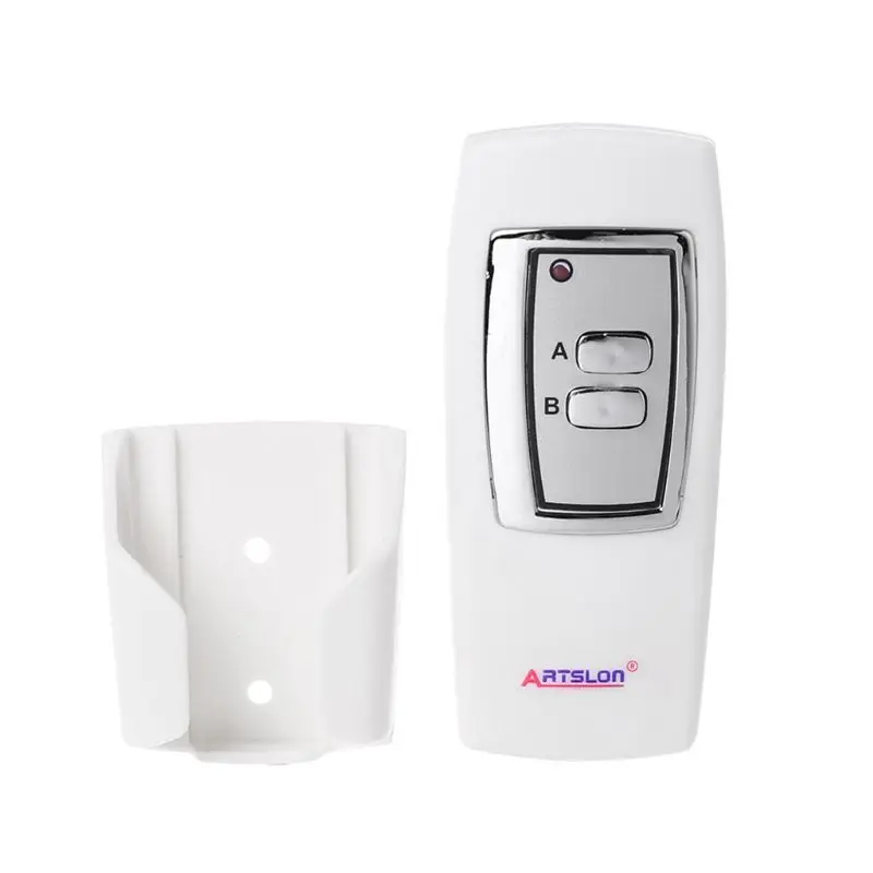 

Wireless Digital 2 - channel White Light Lamp Remote Control Switch Power