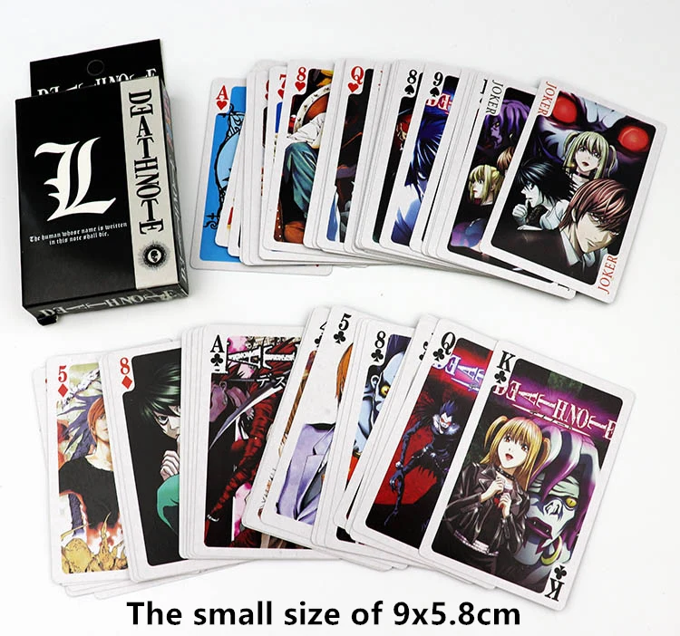 Игрушки аниме Death Note покер для коллекции Yagami светильник Misa L Lawliet колода