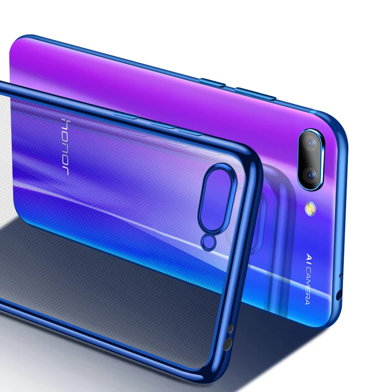 Мягкий чехол из ТПУ для Huawei P Smart 2019 Plus P10 P20 P30 Pro P9 Lite Nova 4 3 3i Honor 9 10 7X 7A 7C 8X черный |