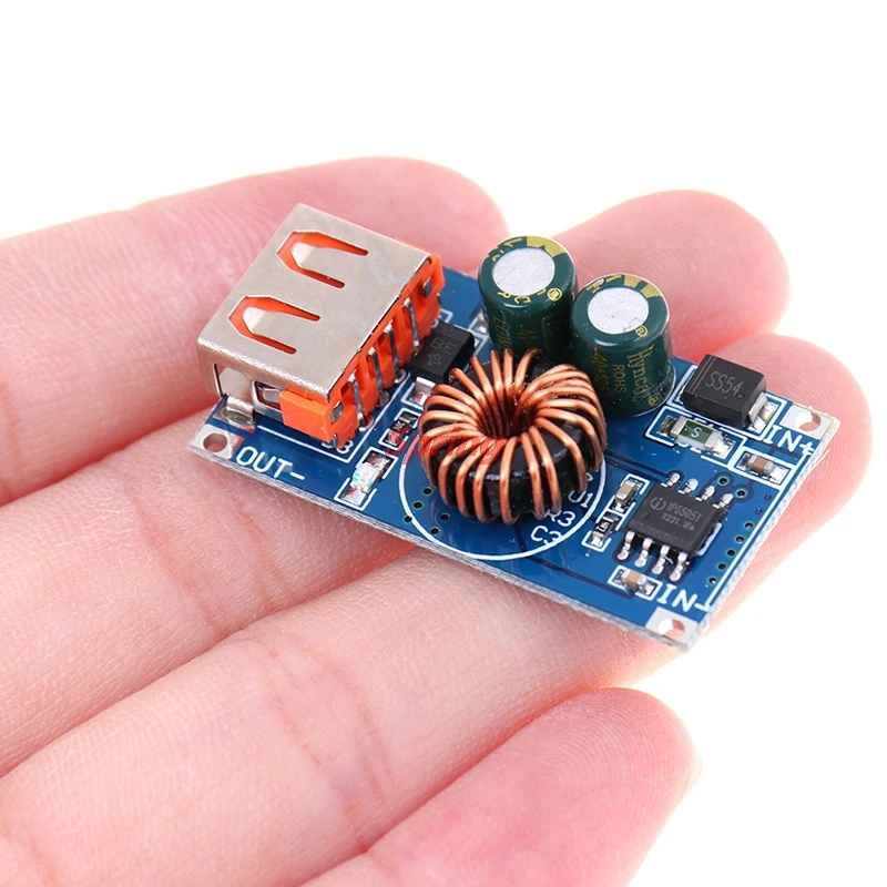Новый 37*20*10 мм USB DC понижающий модуль 12 В 24 для быстрой зарядки телефона