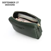 new style coin purses female first layer leather zipper mini car key wallets women 100 cowskin credit card purse pouch bag
