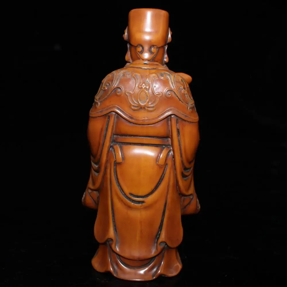 

Exquisite antique decoration of ivory like God of wealth