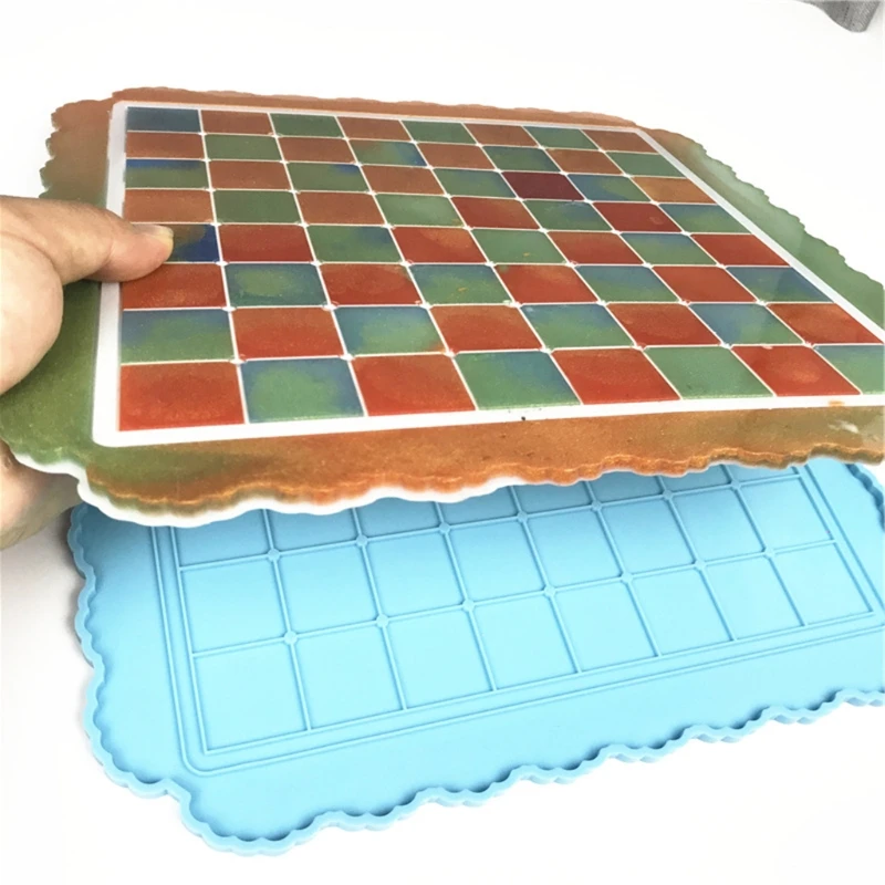 

R58E 2Pc Сделай Сам проверки форма для литья под давлением набор шахматы-форма для литья под давлением шахматная доска пресс-форм