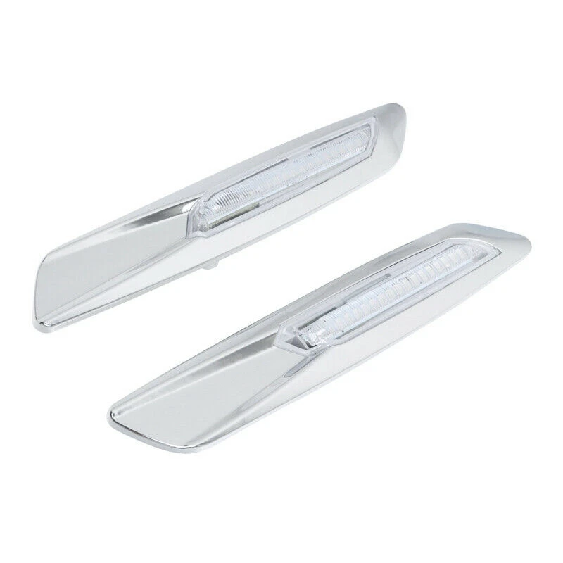 Chrome LED Side Marker Turn Signal Indicator Lights for BMW 3-Series E46/E90/E91/E92 E93 | Автомобили и мотоциклы