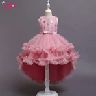 Новинка 2021, платье для девочек LZH, платья для вечерние НКИ и свадьбы, детское платье принцессы, яркое платье, одежда для маленьких девочек