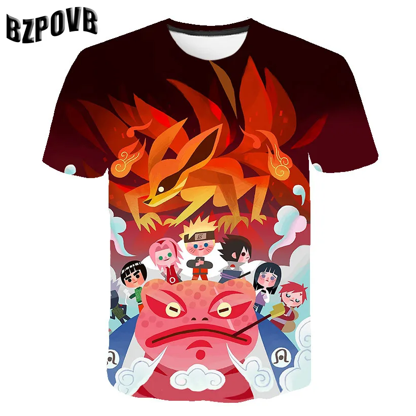 2020 Летняя Детская/Молодежная Футболка Какаси из аниме Наруто для мальчиков и