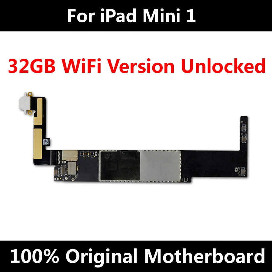 A1432 A1454 A1455 For iPad Mini 1 Motherboard Wifi /WiFi WLAN Official Unlocked Mainboard IOS System Logic Board 16/32/64GB | Мобильные
