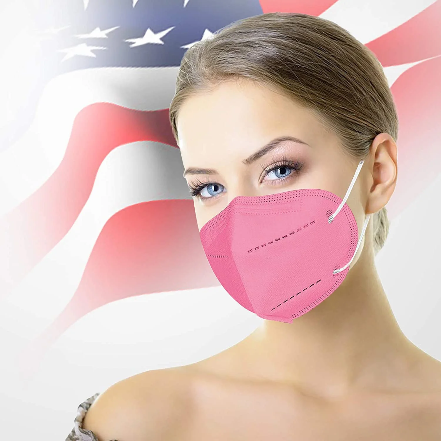 

KN-95 лицевая сторона крышки одноразовые 5-ти слойной нетканый рот нос тени для век щитки для Для женщин