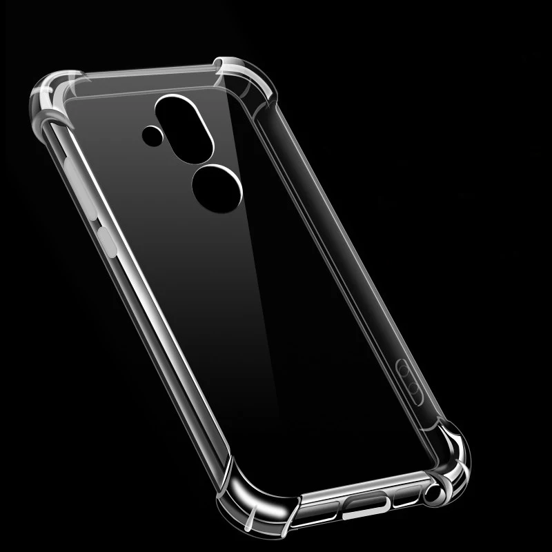 Противоскользящий силиконовый мягкий чехол для Nokia 8 Sirocco 7 Plus 1 2 3 6 X6 5 Global Dual TA-1024