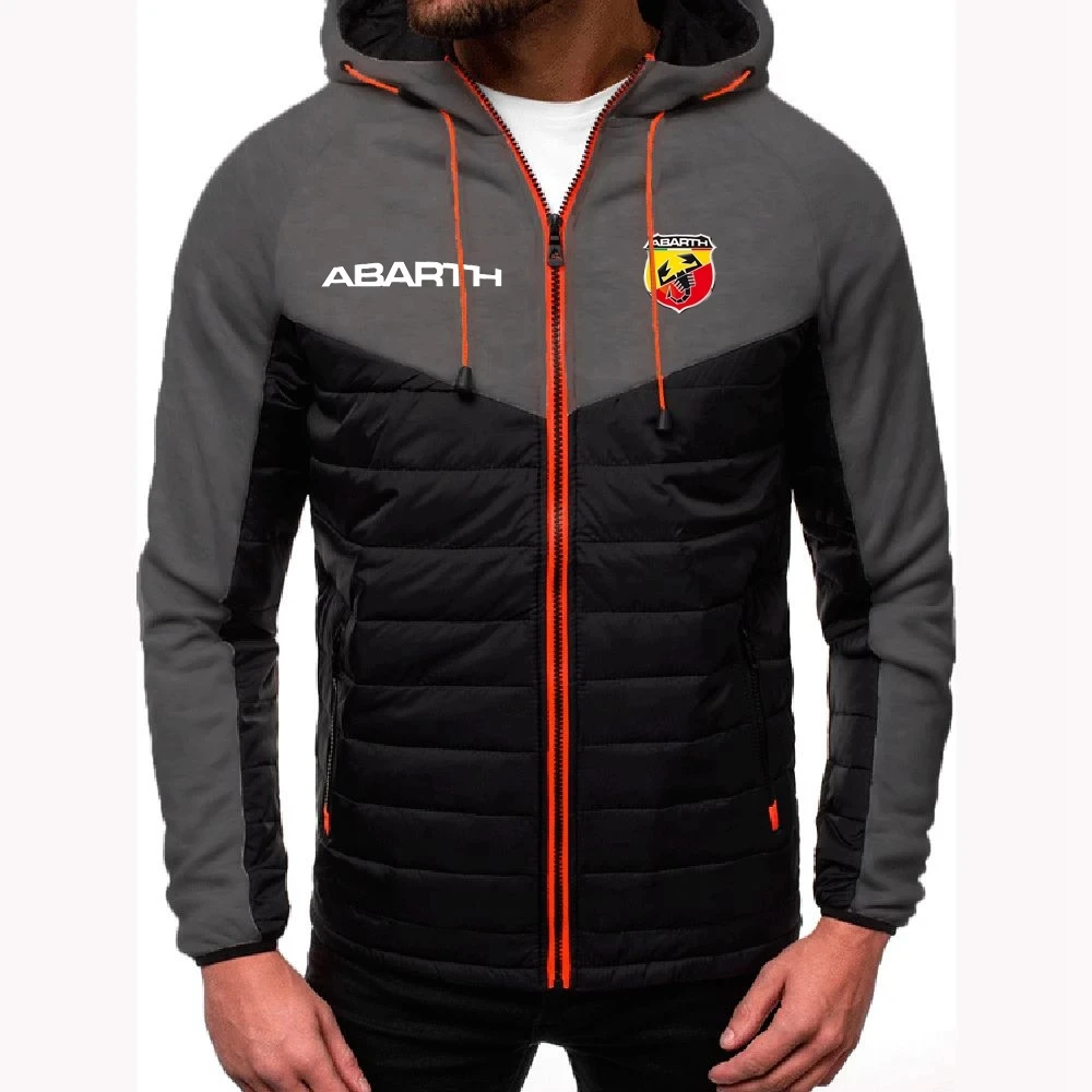

new Spring Autumn Hoodies Men Abarth Logo Print Casual high quality Cotton Long Sleeve Hooded Man Hoody Clothing