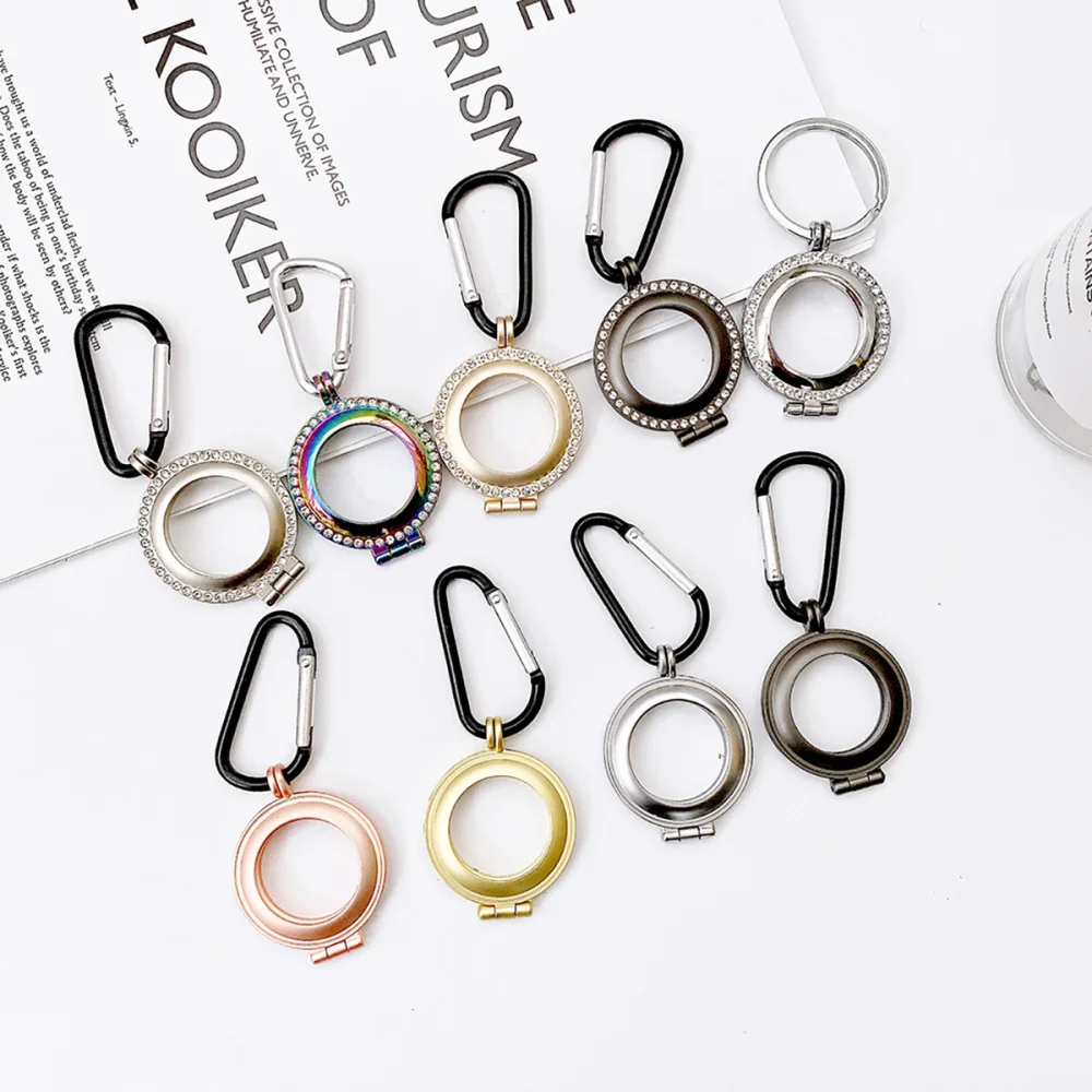 1pc Aluminum Alloy Protective Case with Keychain Compatible for Apple Airtag