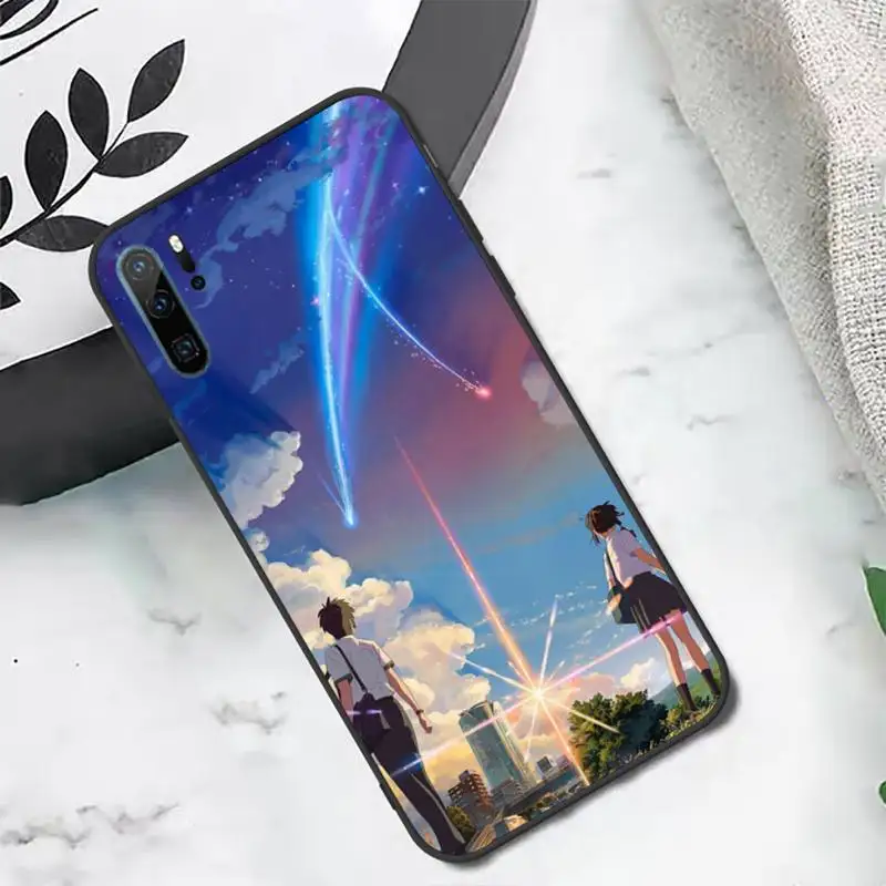 

Japan anime Your Name Phone Case For Huawei honor Mate P 10 20 30 40 i 9 8 pro x Lite smart 2019 nova 5t
