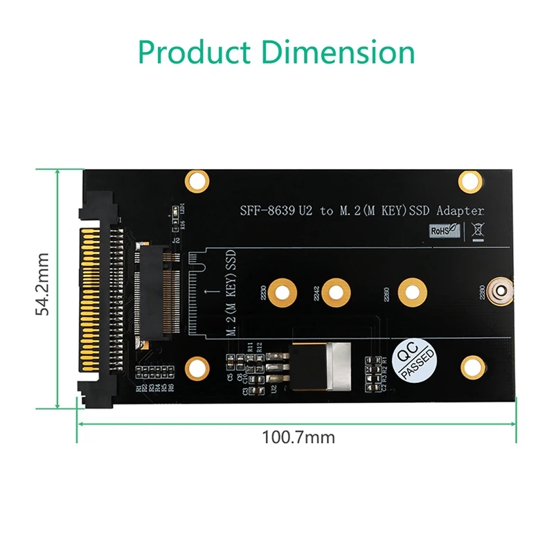 Добавить на картах M.2 SSD в U2 адаптер NVME M2 карта ключ M расширения|Платы управления