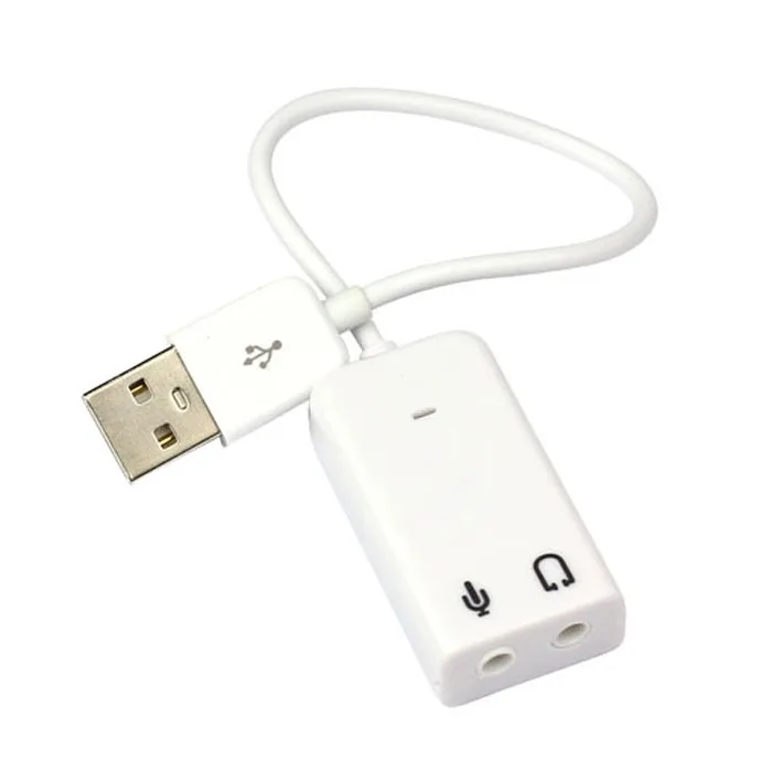 USB Звуковой адаптер 7 1 канала для ноутбука ПК 2 0 Виртуальная аудио Звуковая карта