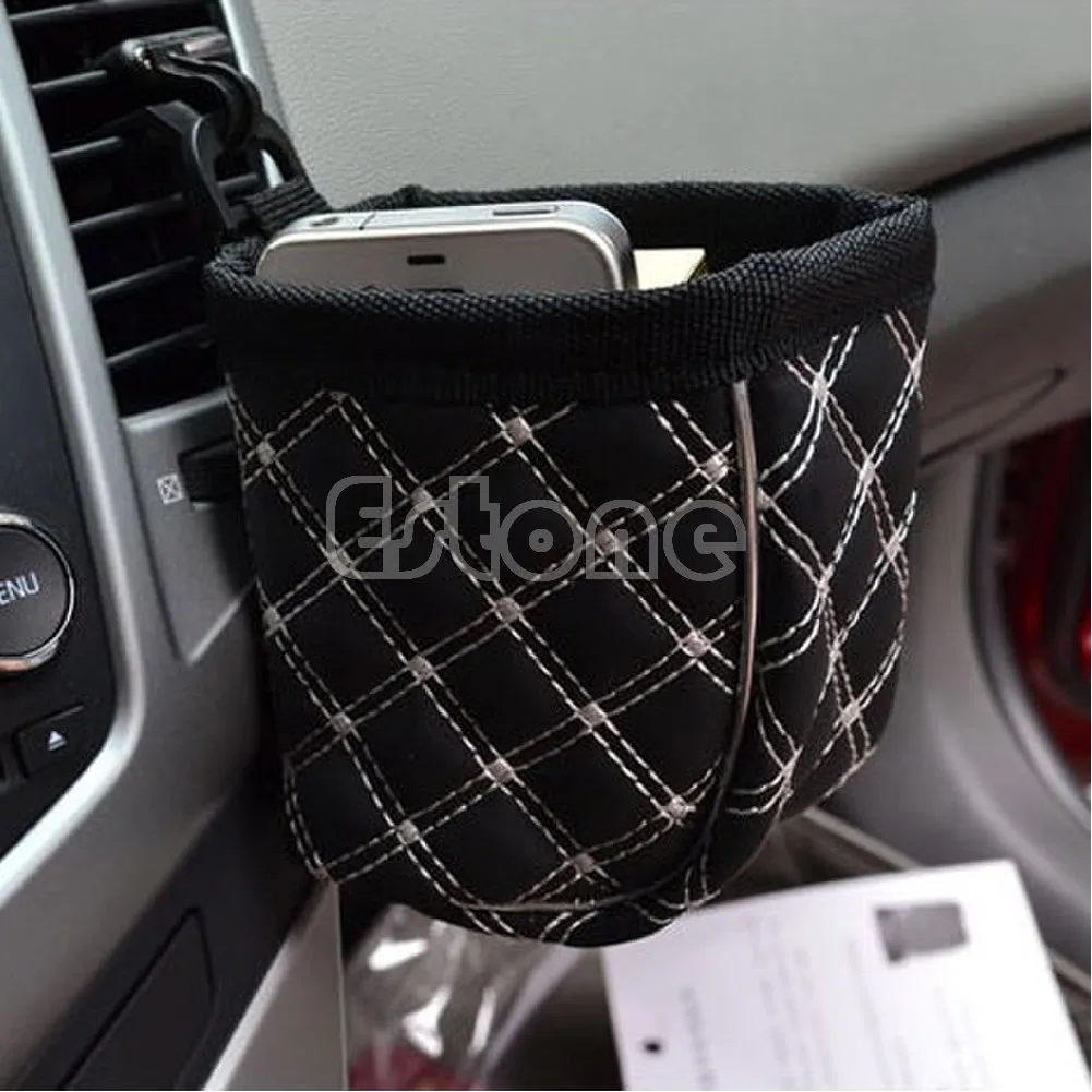 

New Auto Car Storage Pouch Mobile Phone Pocket Bag Organizer Holder Accessory A0NE