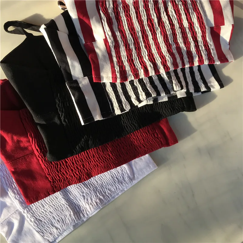 Топ Бралетт с вишней топ женский укороченный на одно плечо майка сексуальный