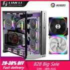 LIAN LI UNI FAN SL120, комплект модульного RGB-вентилятора для ПК, 12 см 120 мм кабель, бесплатное программное обеспечение, умное управление PWM MB 5V ARGB черныйбелый