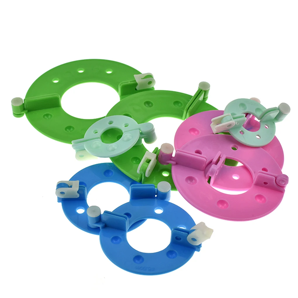 8 шт. 4 размера помпон пластиковый из пряжи плетение шариков сделай сам инструмент