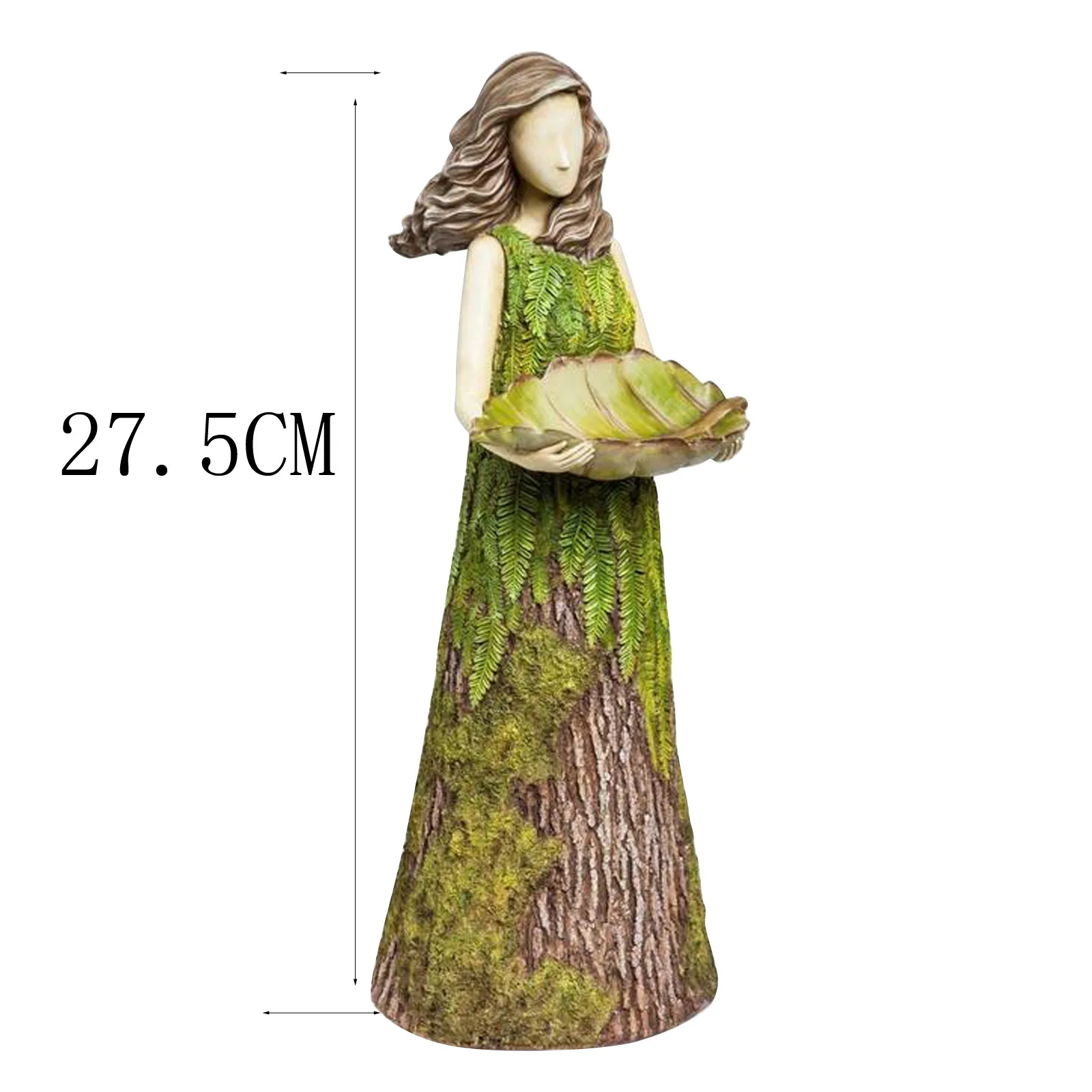 

Fairy-statuary Hummingbird Feeder Metal Hanging Feeder Outdoor Fruit Berry