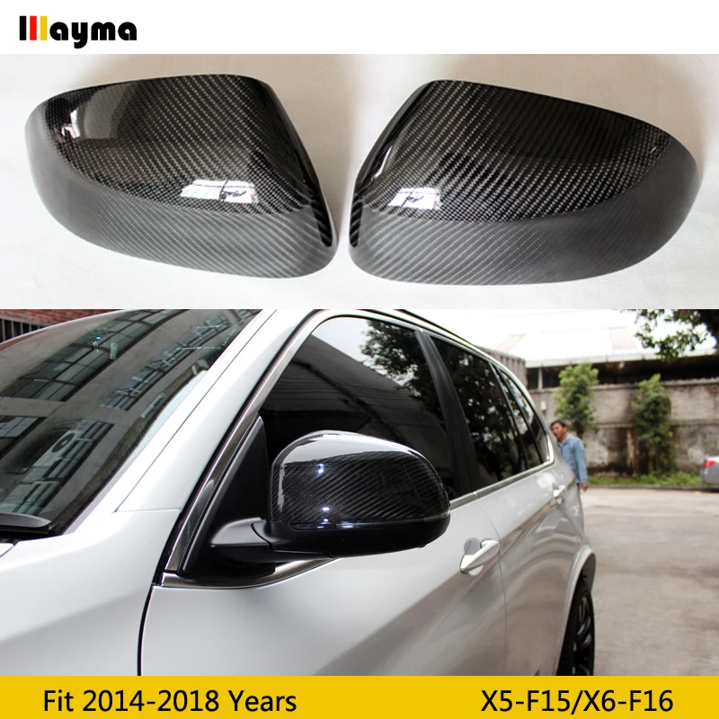 Крышка для зеркала из углеродного волокна BMW X5 F15 28i 30d xDrive50i 2014 2018 год X6 F16 ваши и