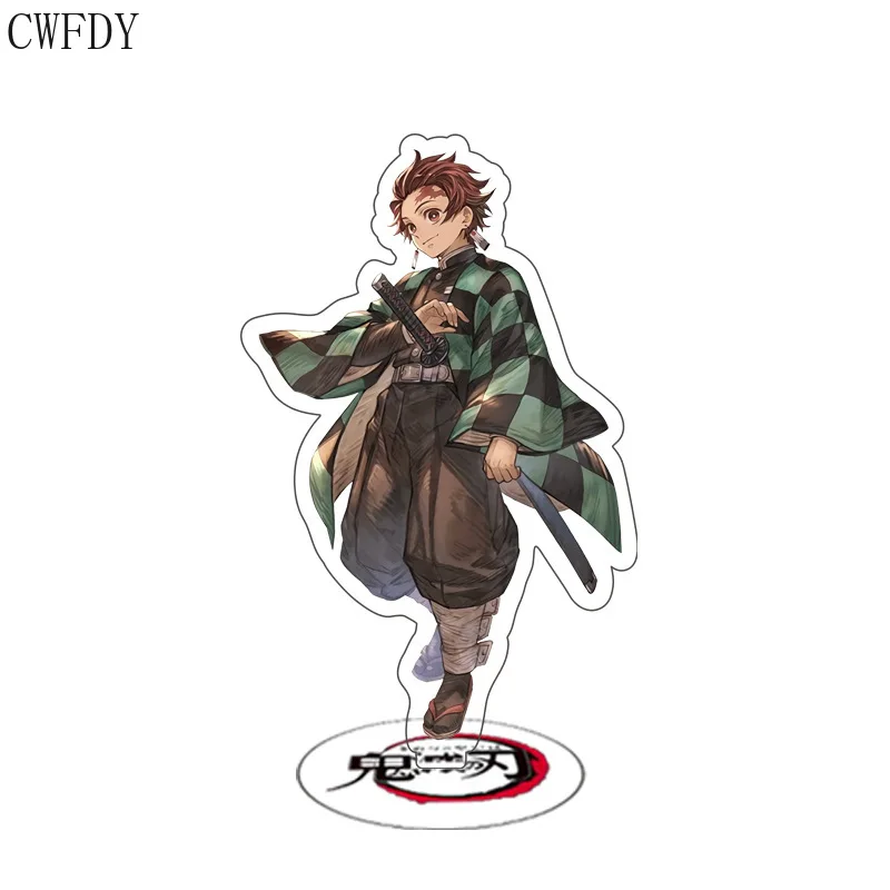 Demon Slayer Kimetsu No Yaiba брелок Tanjirou Nezuko Zenitsu Kanawo Giyuu Shinobu акриловая подставка клинок