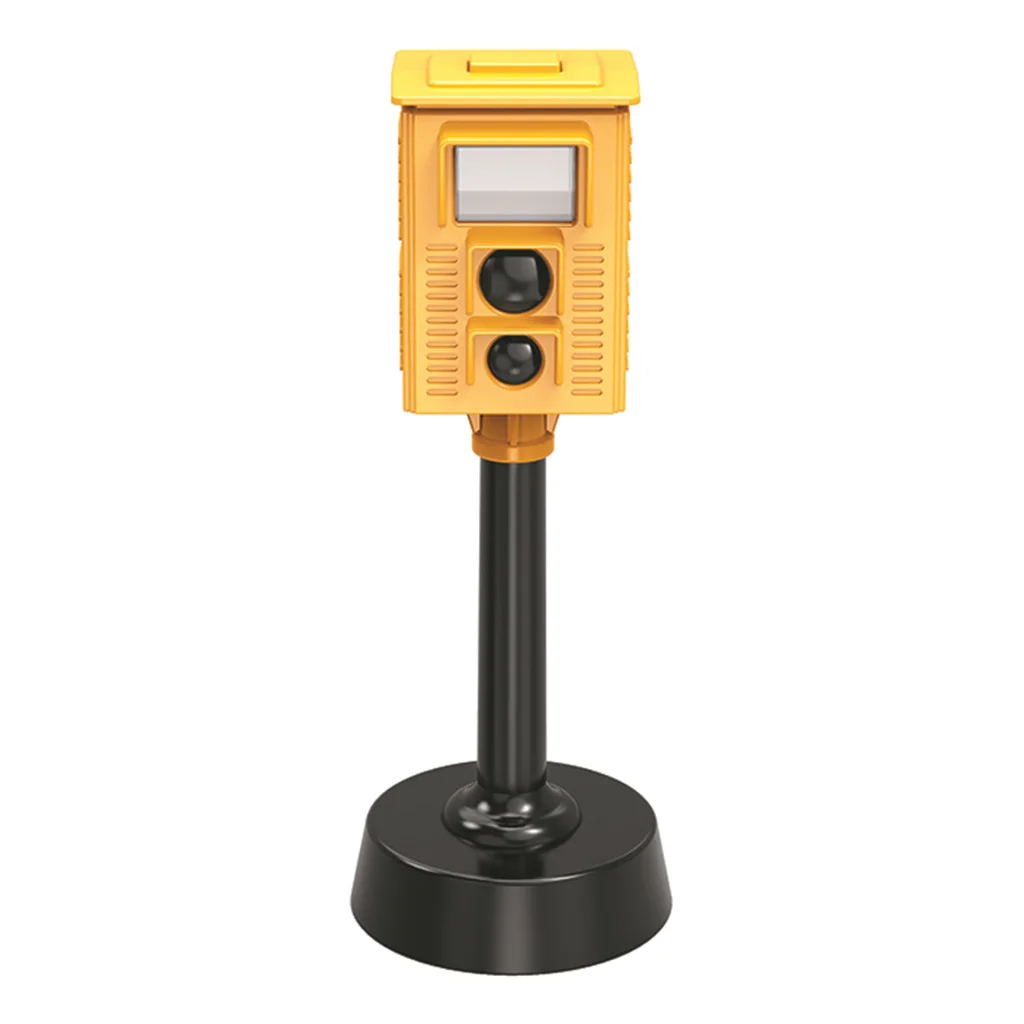 L&aacute;mpara de se&ntilde;al de tr&aacute;fico de pl&aacute;stico en miniatura para ni&ntilde;os, luz de sonido, juguetes educativos-2