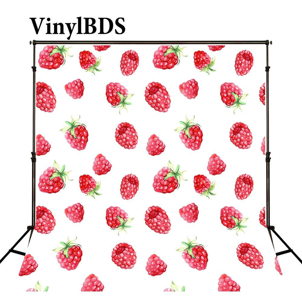 VinylBDS красный мультяшный малиновый фон для фотосъемки новорожденных Портретные