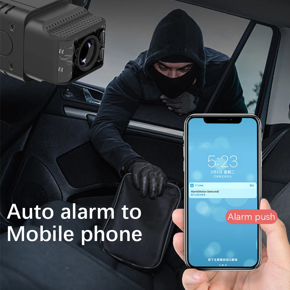 telescopic wireless wifi mini camera pir human body induction recorder hd 1080p home security surveillance remote monitoring free global shipping