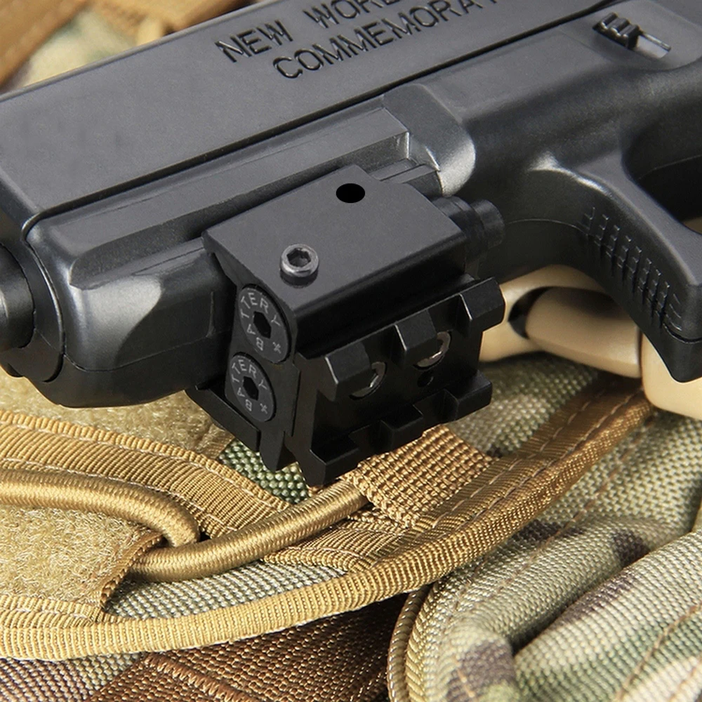 Лазерный прицел в красную точку с регулируемой компактной съемной направляющей