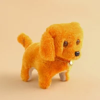 2021 electronic walking plush colorful dog peg barking mimicry interactive kids toy kid child christmas gift for children