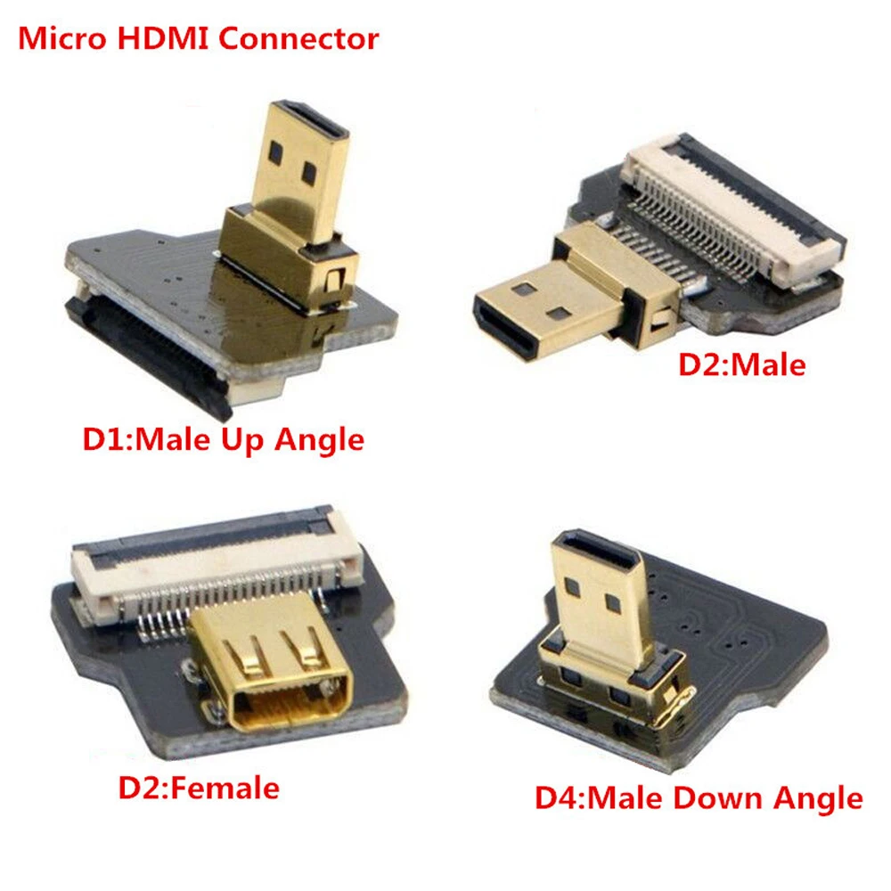 

Double elbow FPV aerial cable PTZ FPV dedicated HDMI A downward bending-D upward bending HDM A male to D male flexible cable