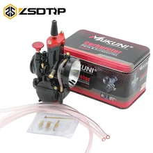 ZSDTRP 21 24 26 28 30 32 34mm Motorcycle Engine Part Carburetor Mikuni PWK Carburetor For ATV Suzuki Yamaha Honda Power Jet