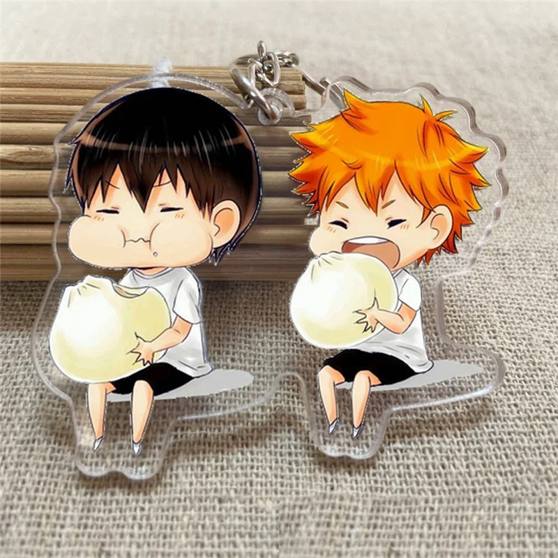 Новый брелок для ключей мальчиков с волейбольным мячом Аниме Haikyuu! Брелок