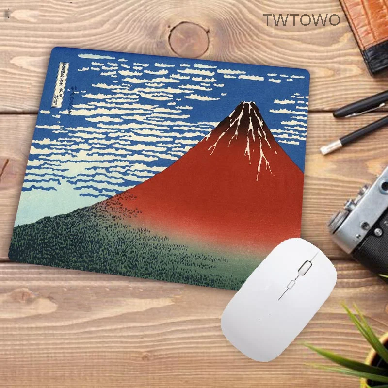 Большой рекламный японский художественный уникальный настольный коврик для