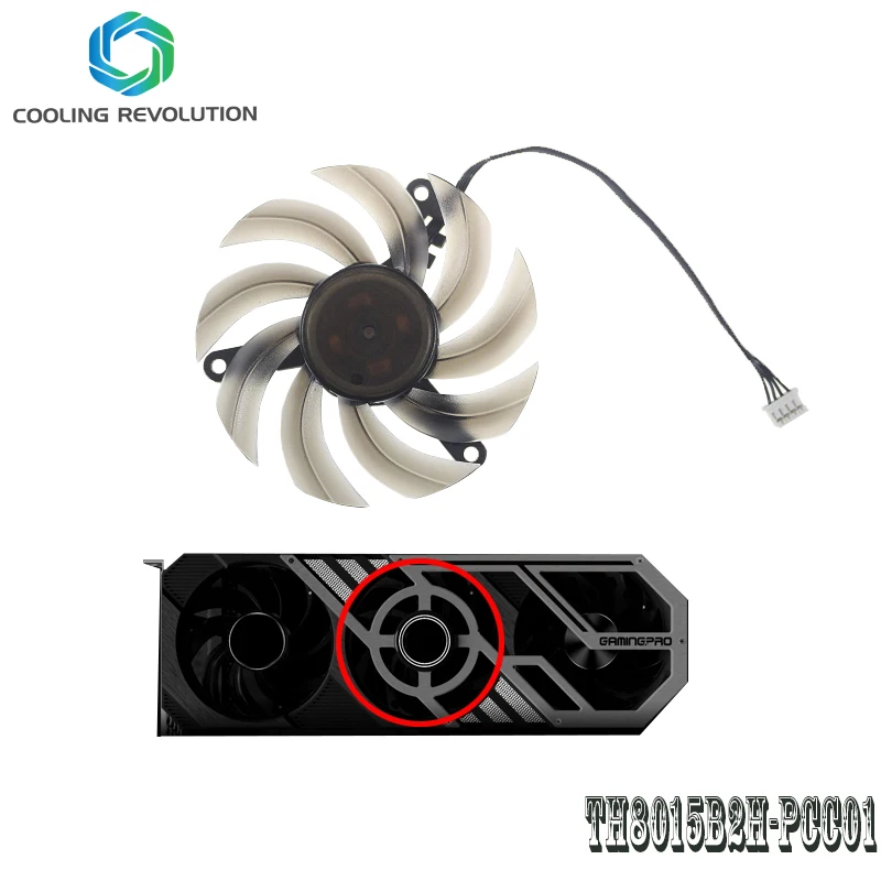 th80152h pcc01 dc12v graphics fan fro palit geforce rtx 3090 rtx 3080 ti rtx 3080 rtx 3070 ti rtx 3070 rtx 3060 ti gamingpro free global shipping