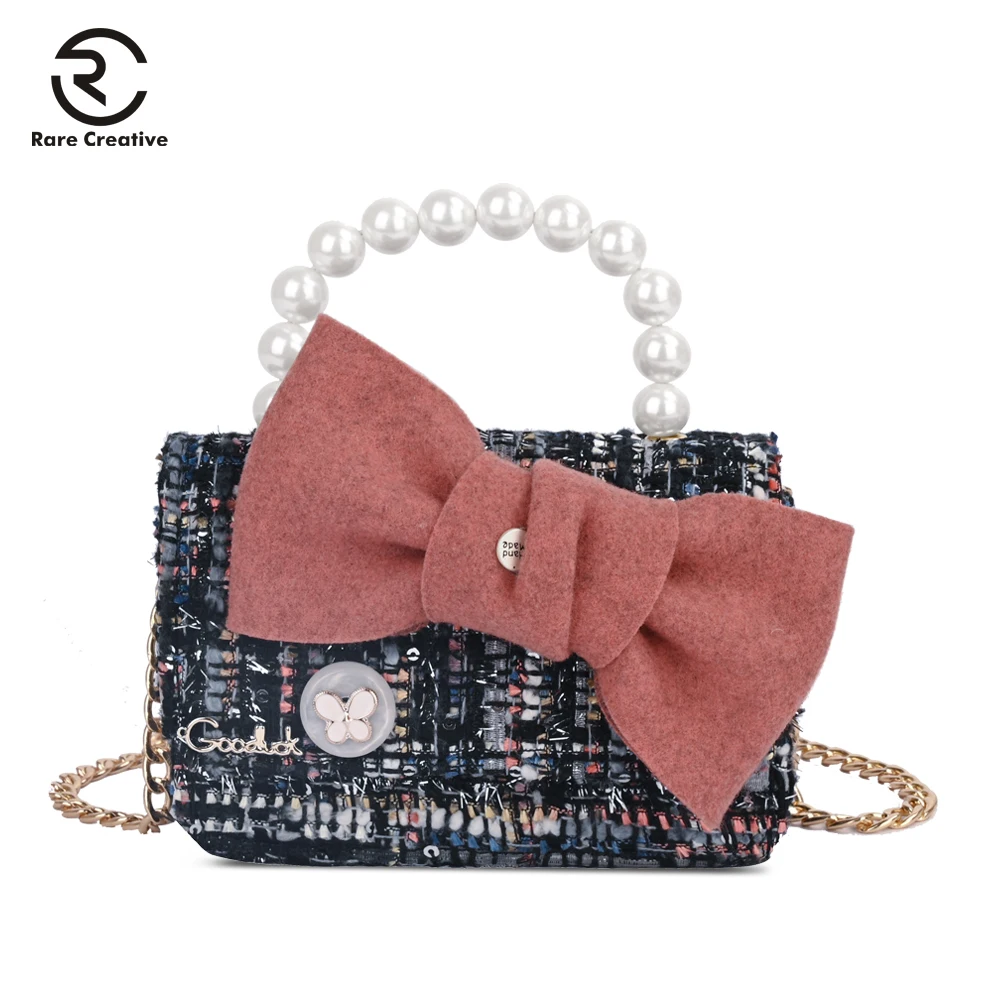 Редкие креативные мини через плечо клапаном Зимняя шерстяная женская