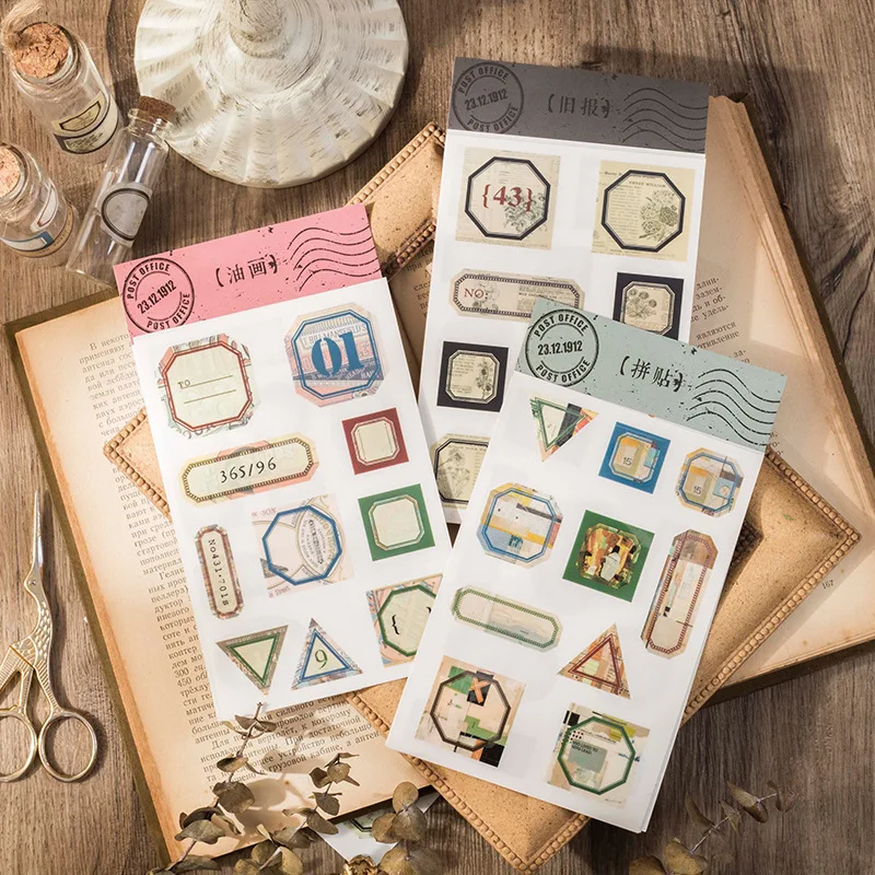 

2pcs/lot Kawaii Stationery Stickers Travel Ticket Collection Series Decorative Mobile Stickers Scrapbooking DIY Craft Stickers