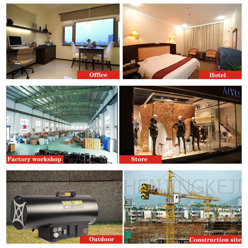 

30KW Industrial Gas Heater liquefied Gas Warm Hot Fan Breeding Site Factory Warmer Greenhouse Insulation Portable Heater