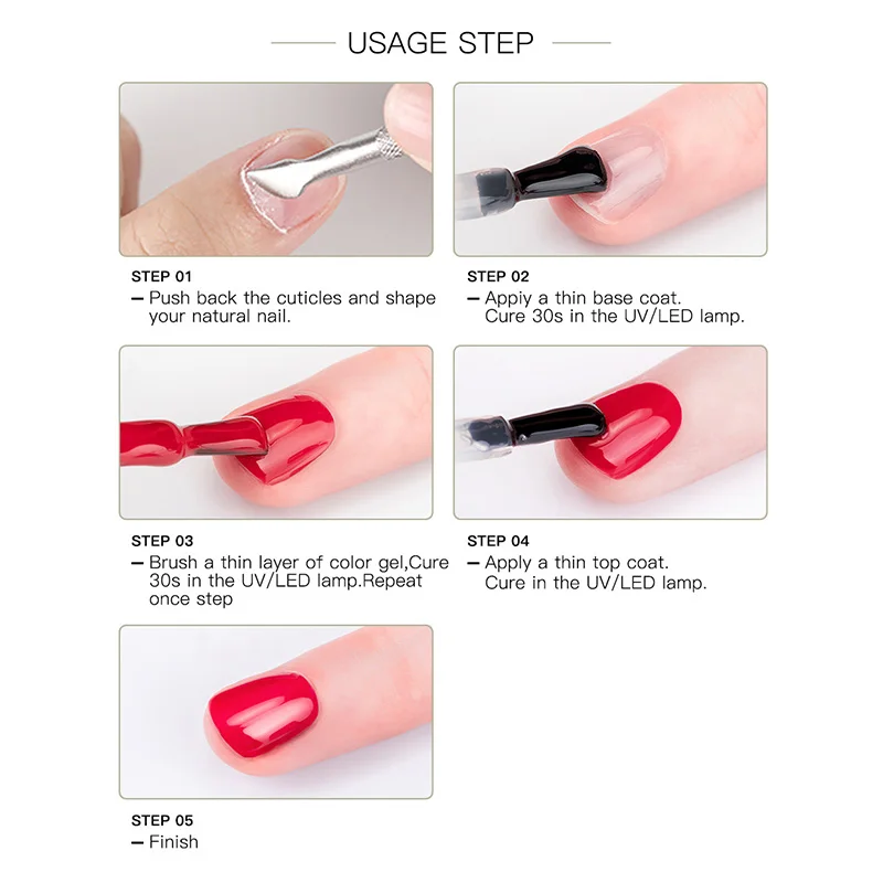 

Shiny Gel Nail Polish Manicure Nails Art UV Led Gel Polish Nail Design EY669