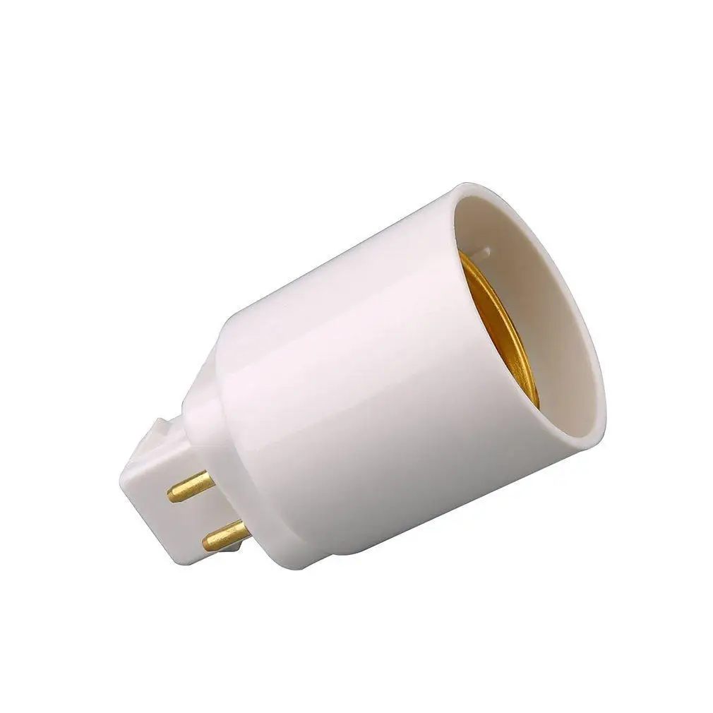 

LED Light Lamp Adapter GX24Q To E27 Bulb Holder Socket Converter 4 Pin New 4 Pin Bulb Socket LED Bulb E27 Bulb Holder