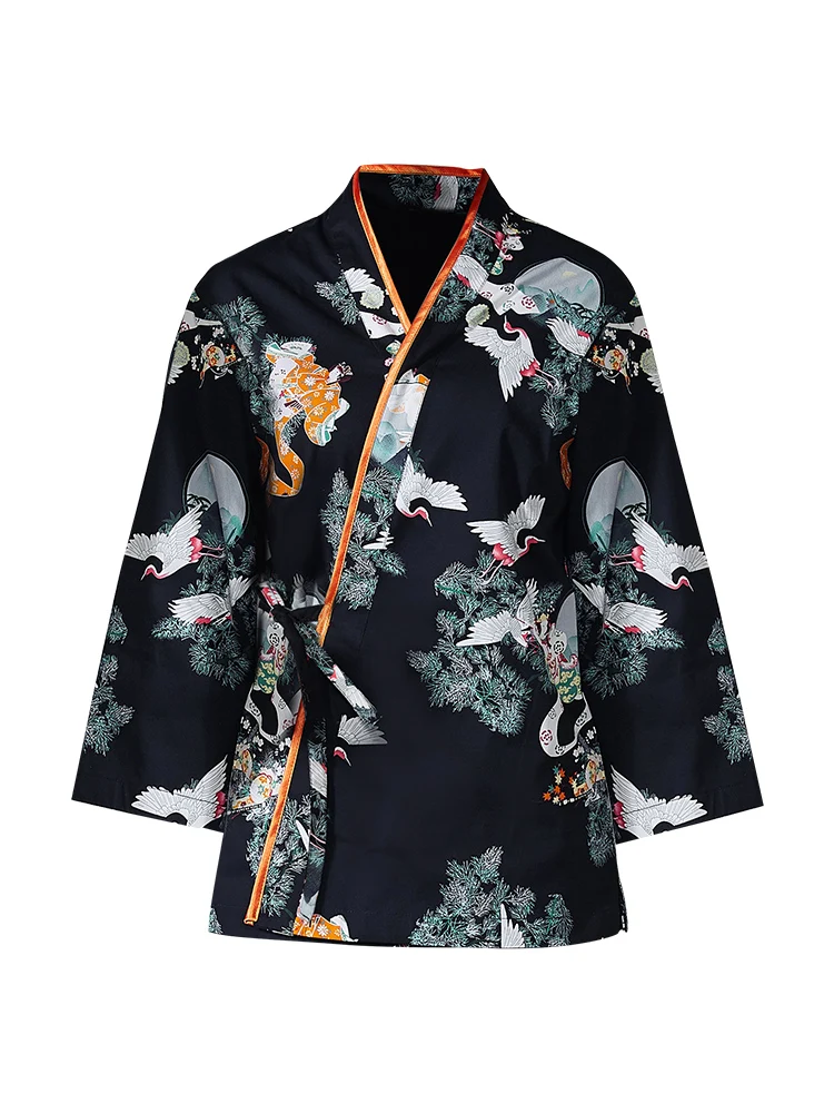 

Showa-era Japanese sushi restaurant restaurant welcomes 7-sleeve exquisite high-end four-season gondry suit girl