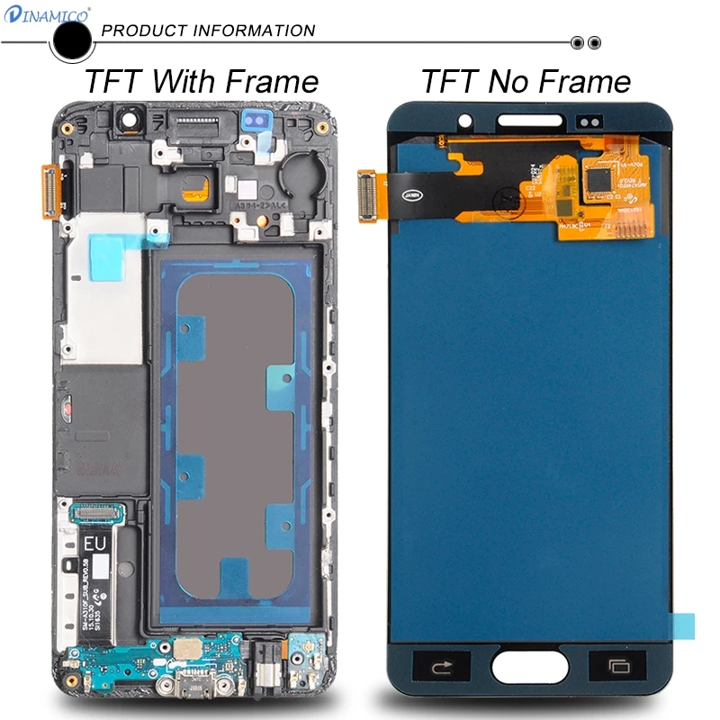 Dinamico продвижение супер Amoled A3 дисплей для samsung Galaxy A310 lcd A310F дисплей кодирующий преобразователь сенсорного экрана в сборе