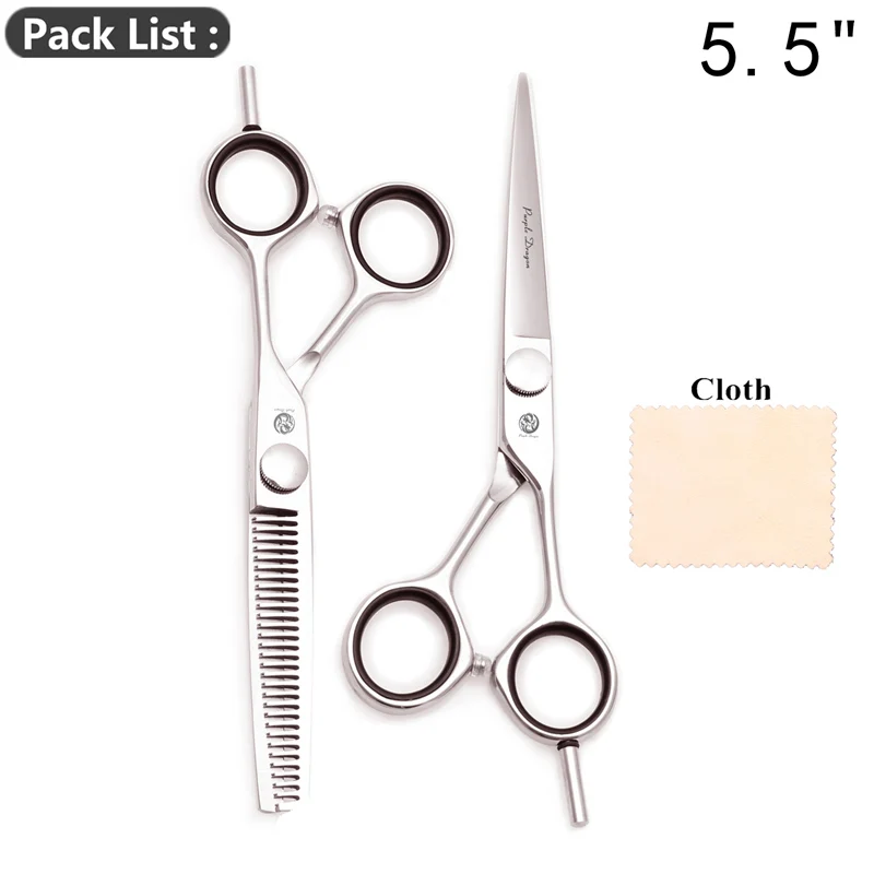 Hairdressing Scissors Z1021 5&quot 440C Barber Cutting Shears Hair Thinning Professional Dropshipping | Красота и здоровье
