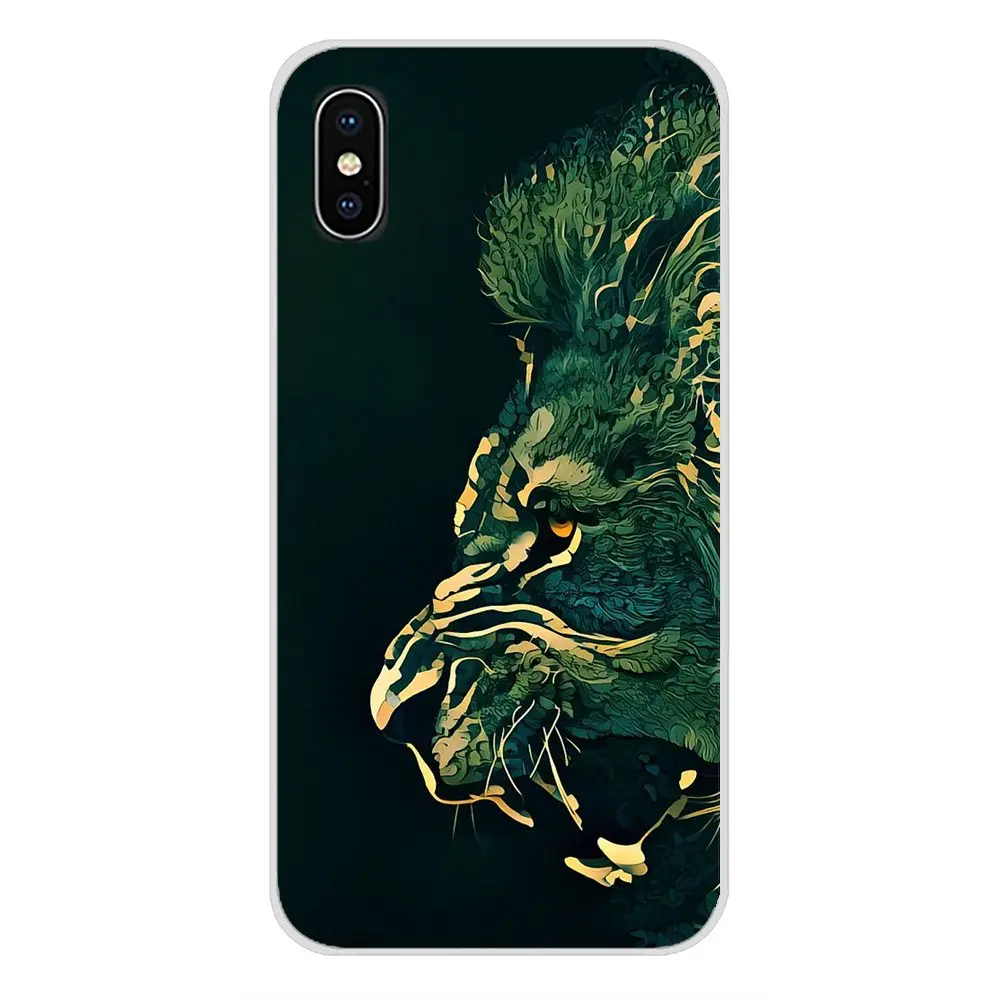 Аксессуары чехлы для телефонов Samsung Galaxy S2 S3 S4 S5 Mini S6 S7 Edge S8 S9 S10E Lite Plus Lion Alpha