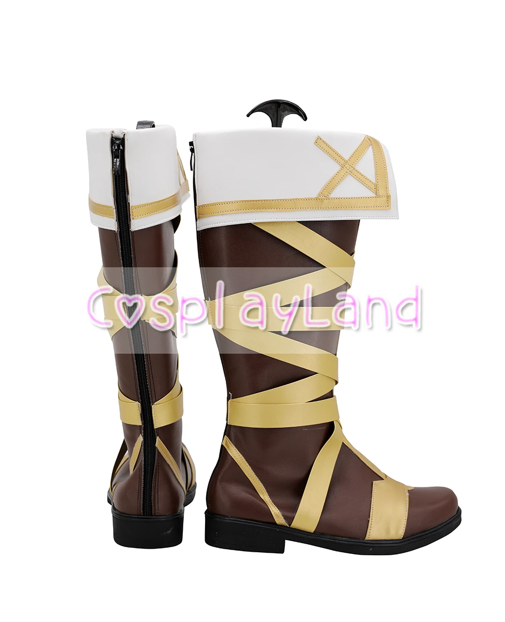 Сапоги для косплея по индивидуальному заказу с эмблемой огня кожаные ботинки